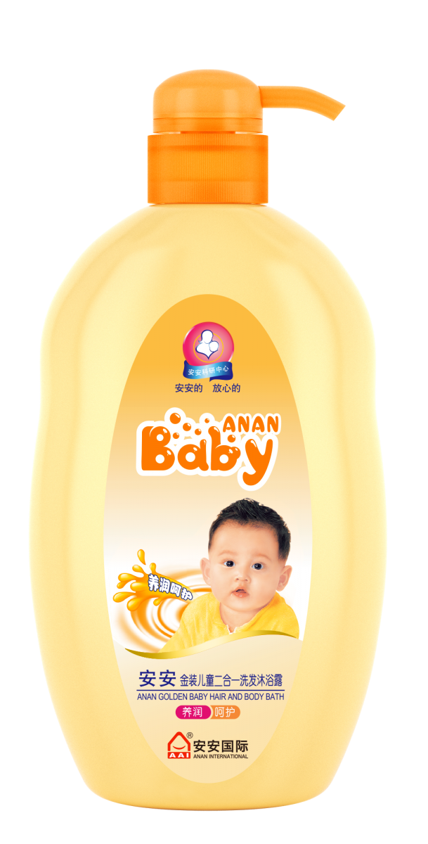 0638太阳集团官网金装儿童二合一洗发沐浴露 养润呵护